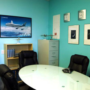 The conference room